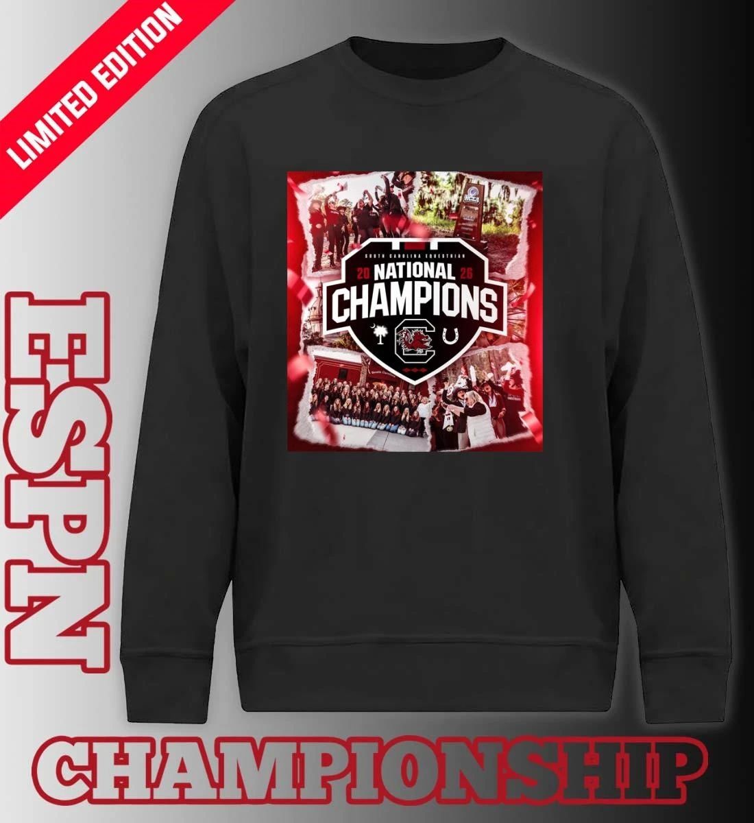South Carolina Gamecocks 2026 NCAA Equestrian National Champions Poster Shirt