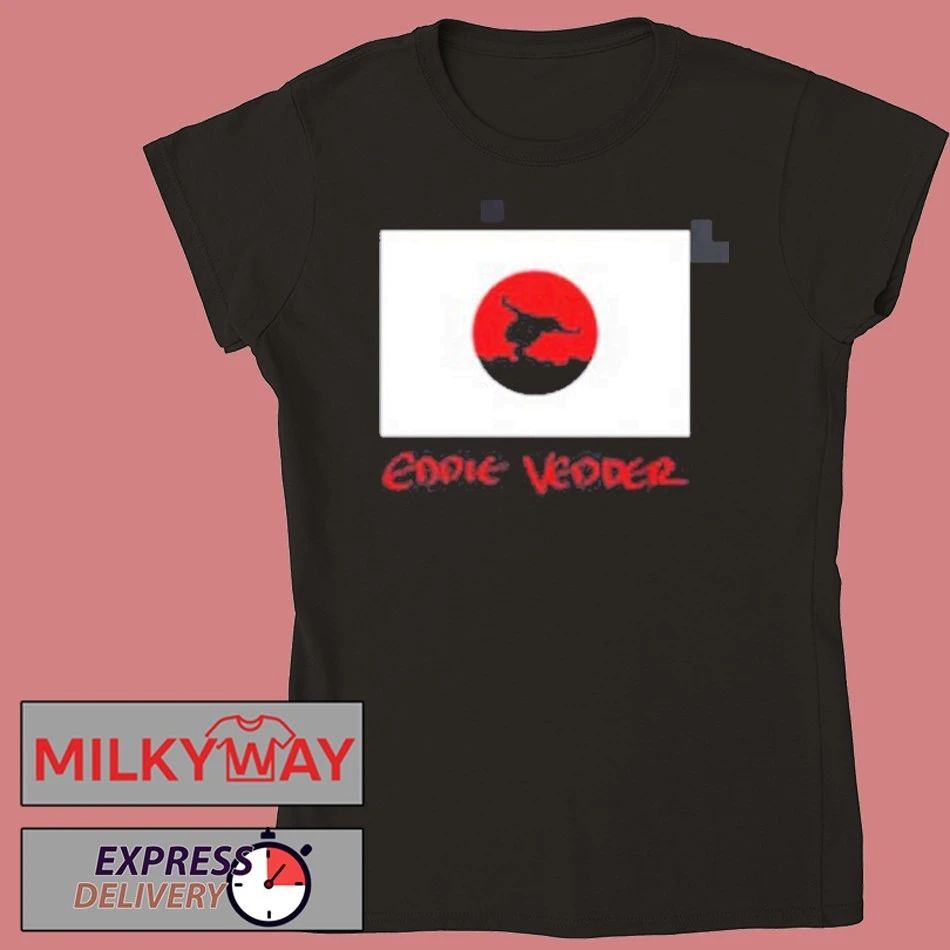 Eddie Vedder Japan 2026 Tour Merch Flag T-Shirt