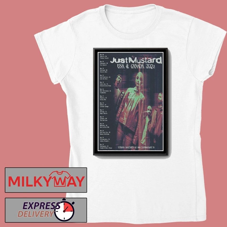 Just Mustard America And Canada Tour 2026 Poster shirt