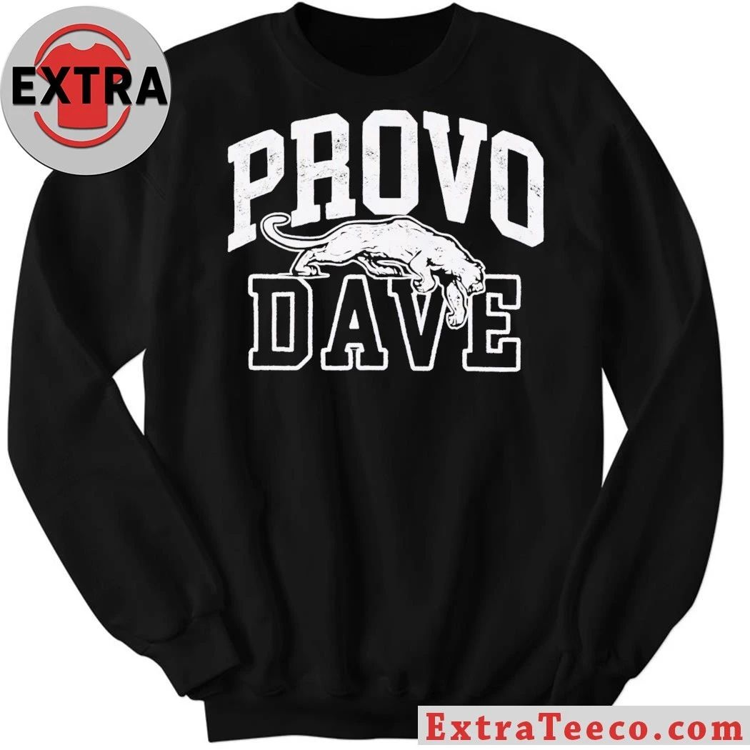 Dave Portnoy with Provo Dave BYU Logo T-Shirt
