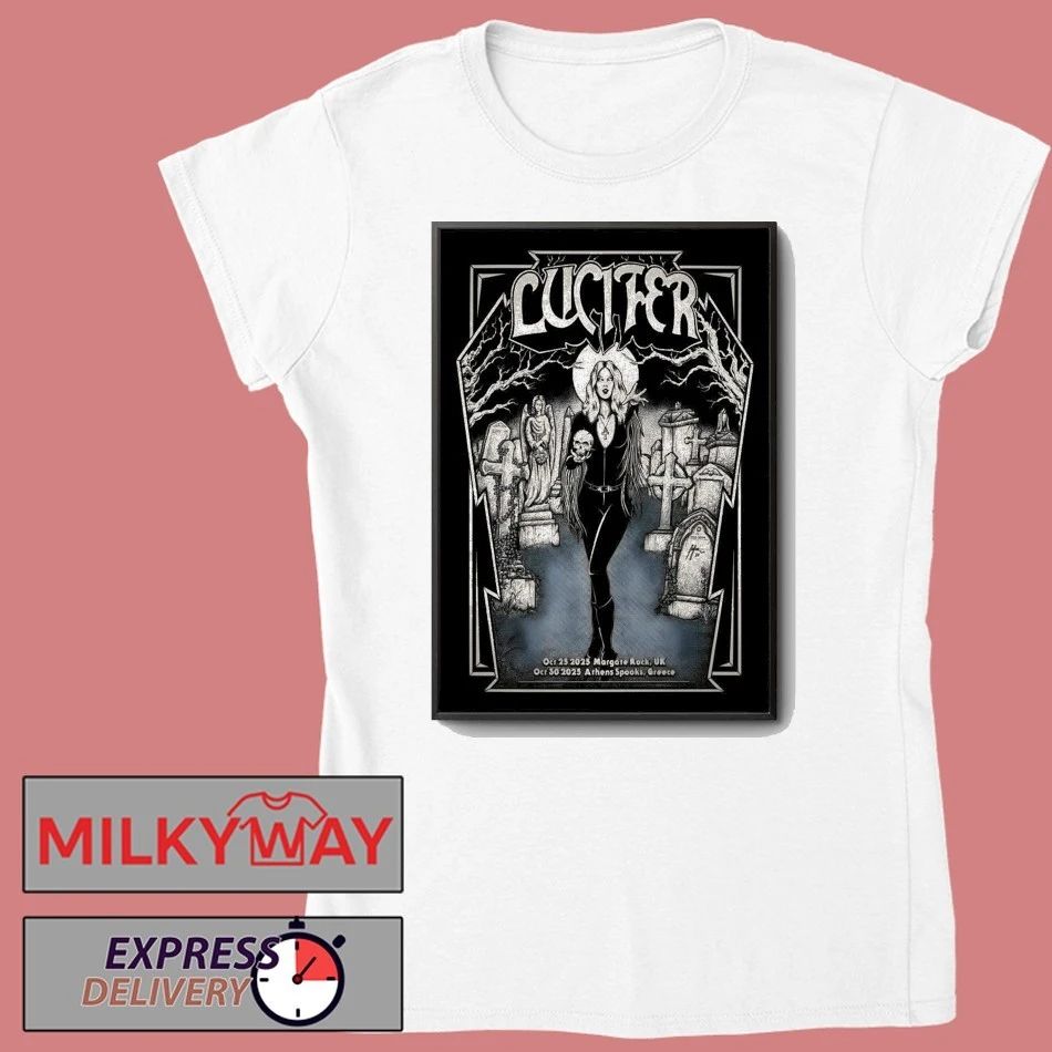 Lucifer Oct 25 & 30 2025 Margate UK And Athina Greece Poster shirt
