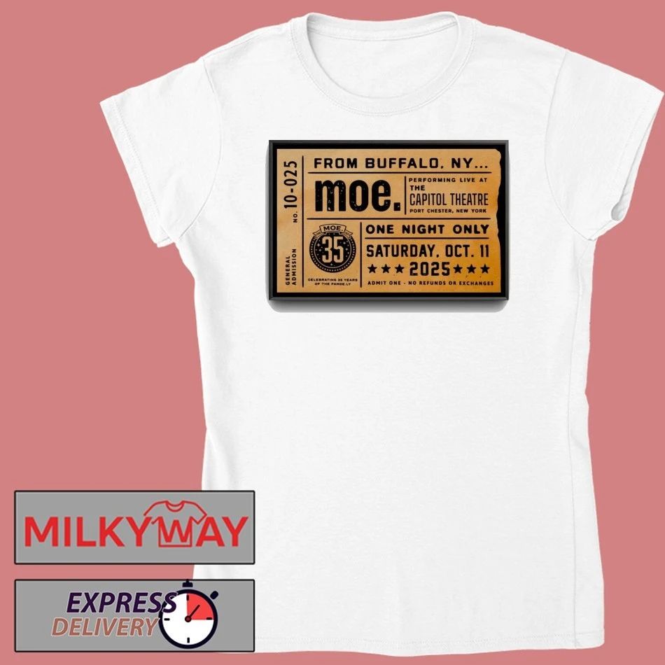 Moe Port Chester New York Oct 11 2025 Poster Tour shirt