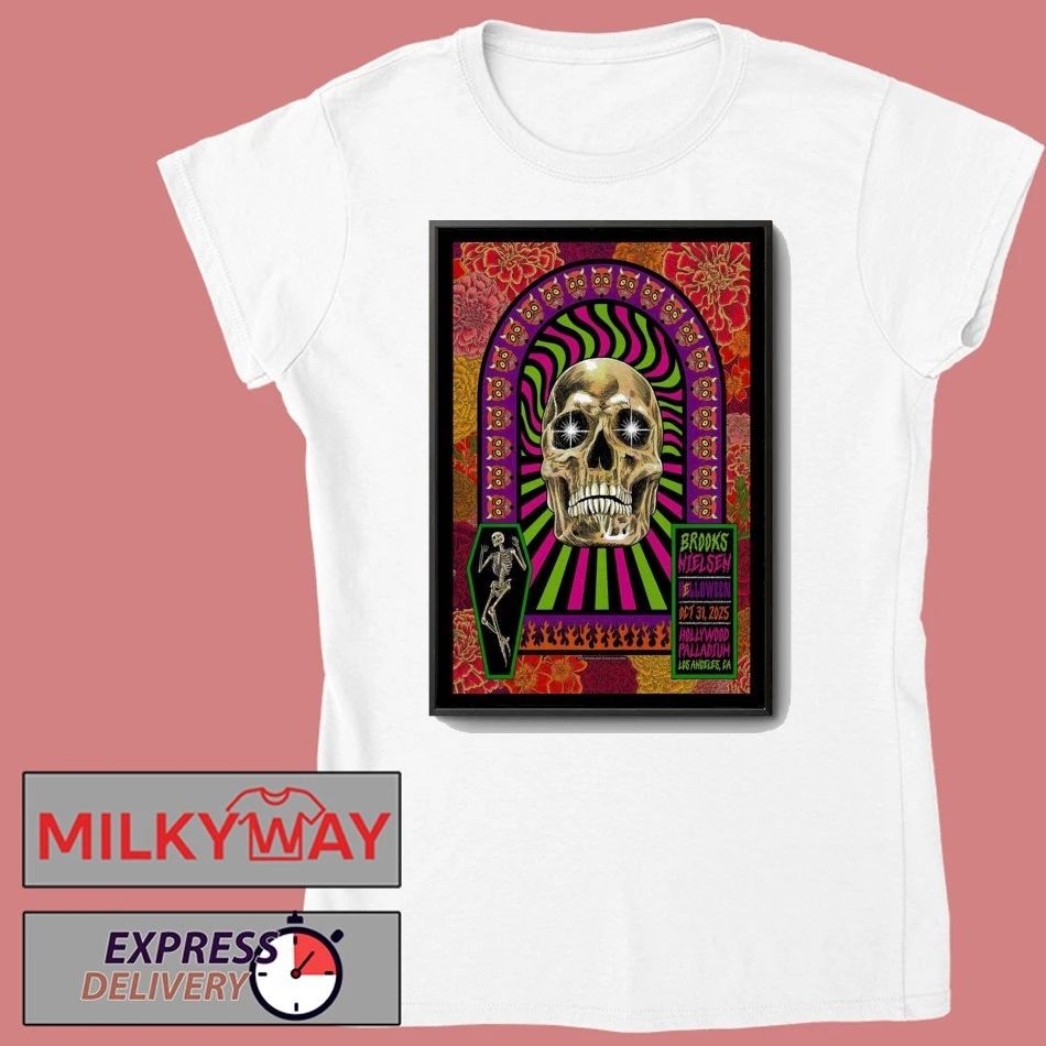 Brooks Nielsen 31 Oct 2025 Los Angeles, CA Tour Poster shirt