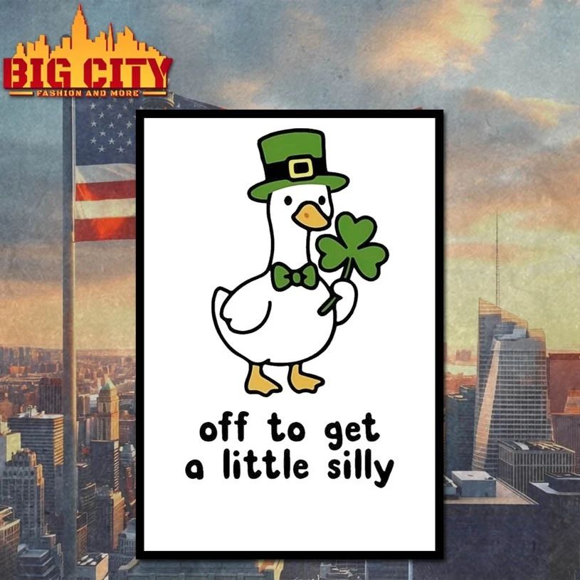 St. Patrick’s Day Goose Off To Get A Little Silly T-shirt