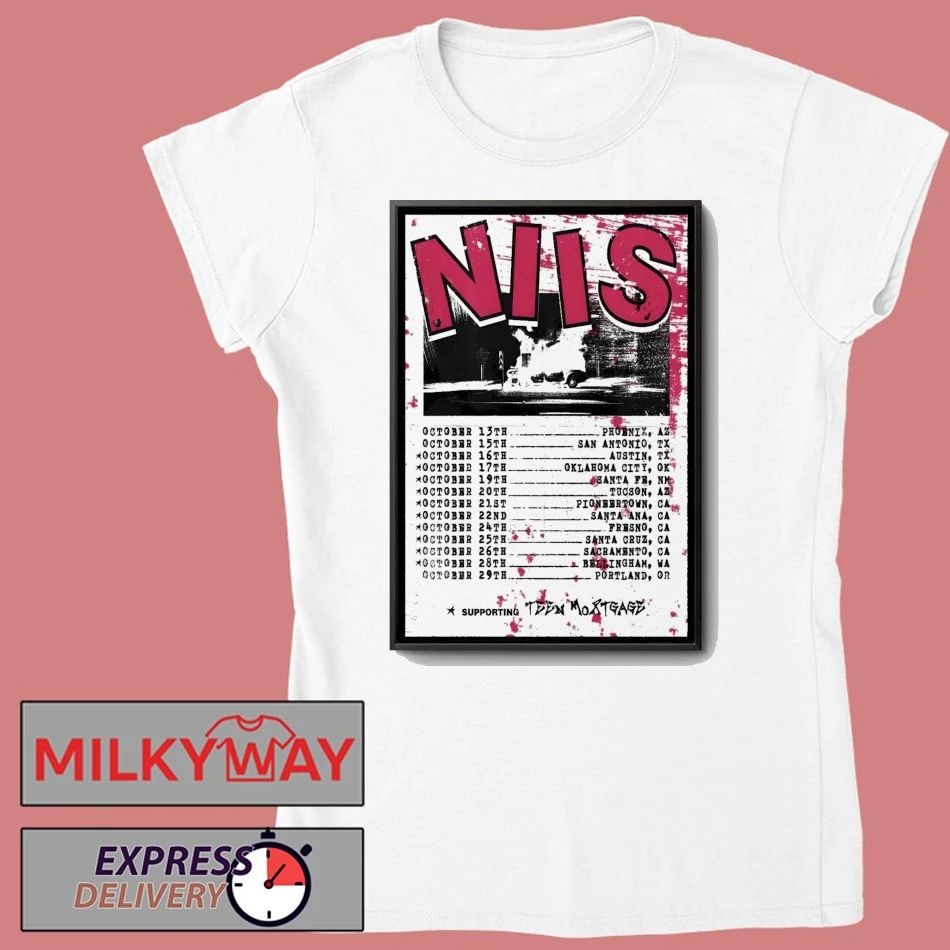 Niis Oct 2025 Tour Poster shirt