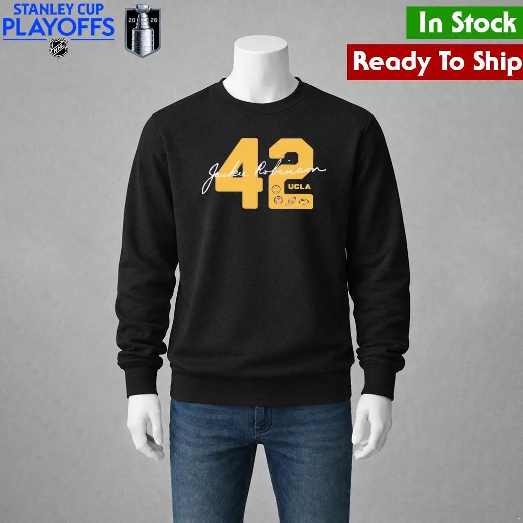 UCLA Jackie Robinson 42 Letterman Shirt