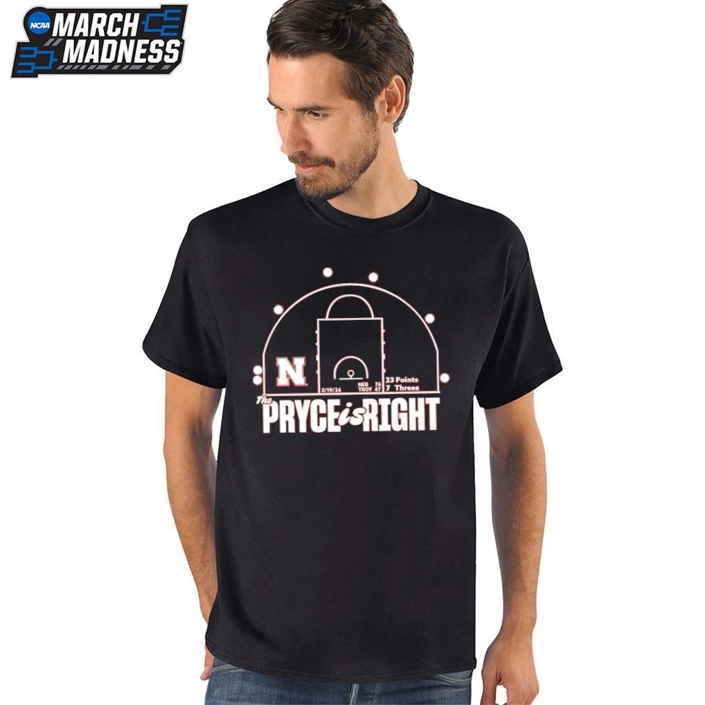 Pryce Sandfort Nebraska The Pryce Is Right T-Shirt