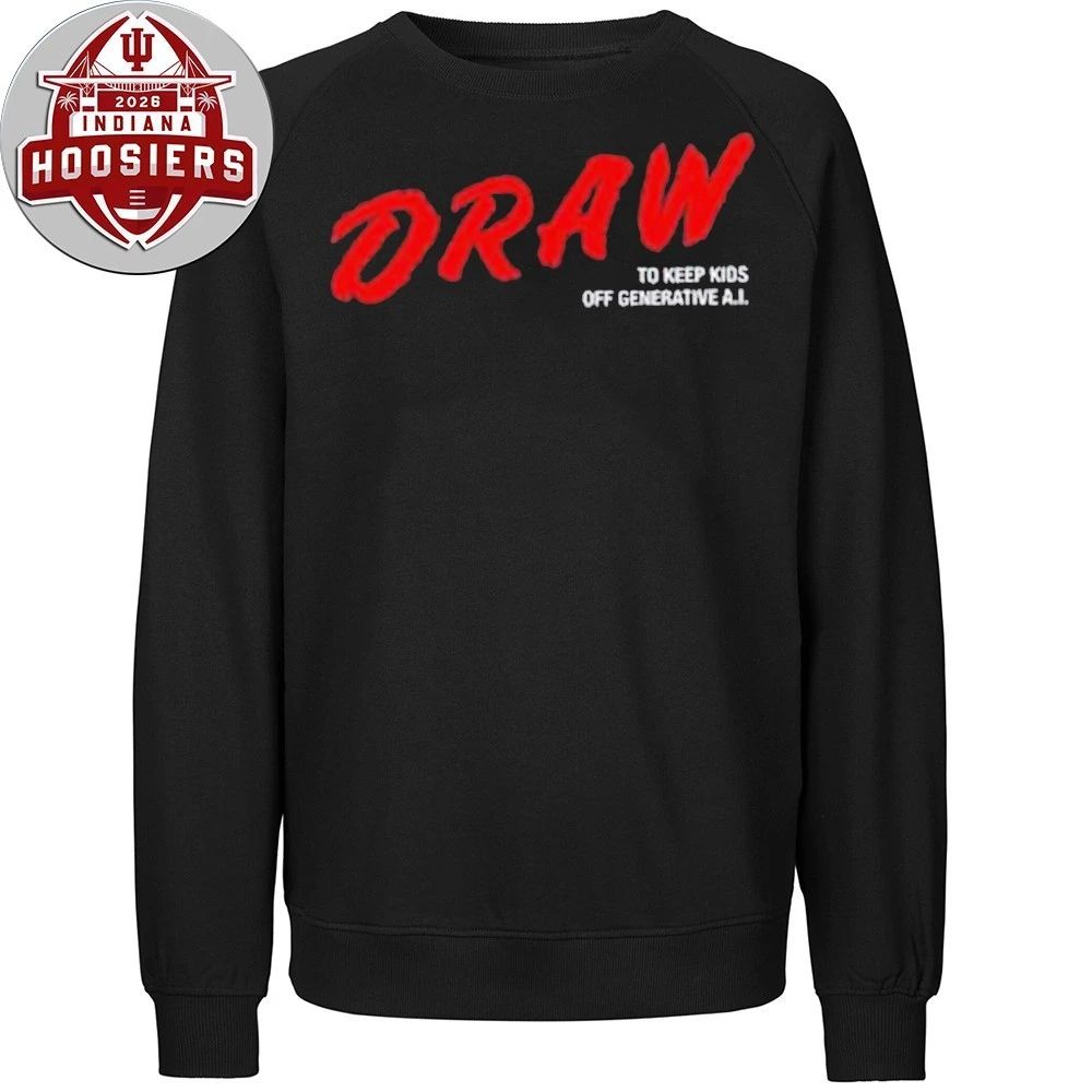 Draw To Keep Kids Off Generative AI Shirt
