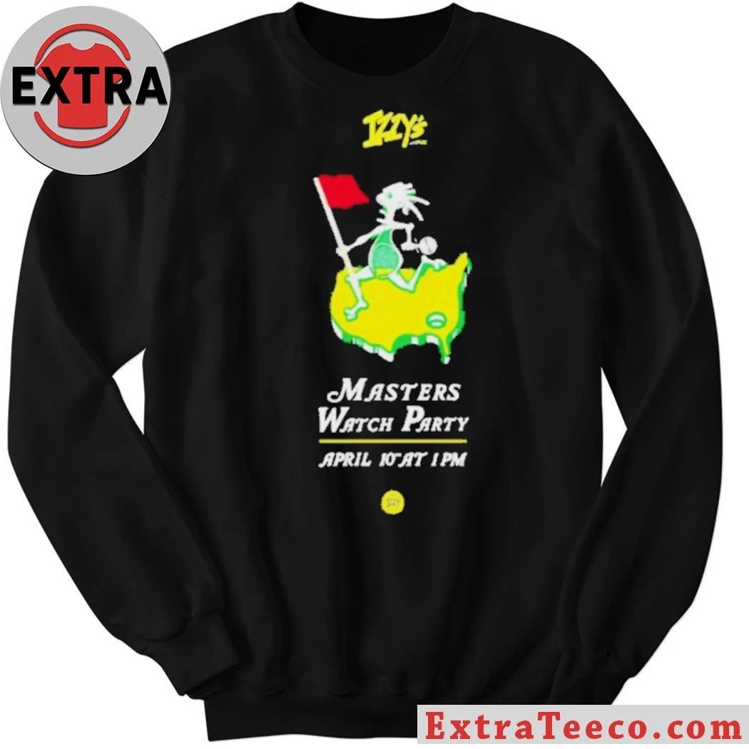 Izzy’s Masters Party April 10th 1PM Golf Event Shirt
