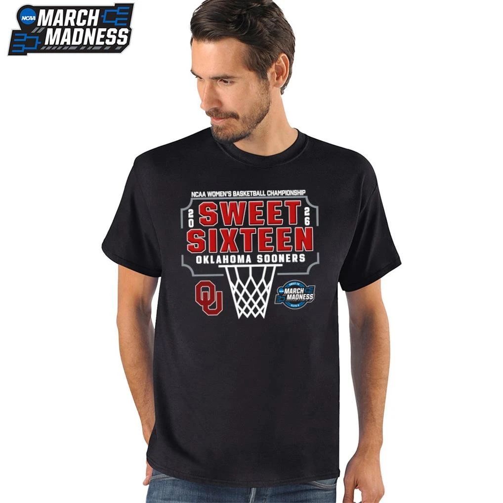 Oklahoma Sooners 2026 NCAA Women’s Basketball Tournament March Madness Sweet Sixteen T-Shirt