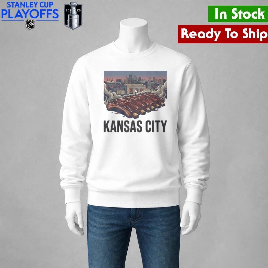 Kansas City Missouri BBQ Ribs Skyline Shirt