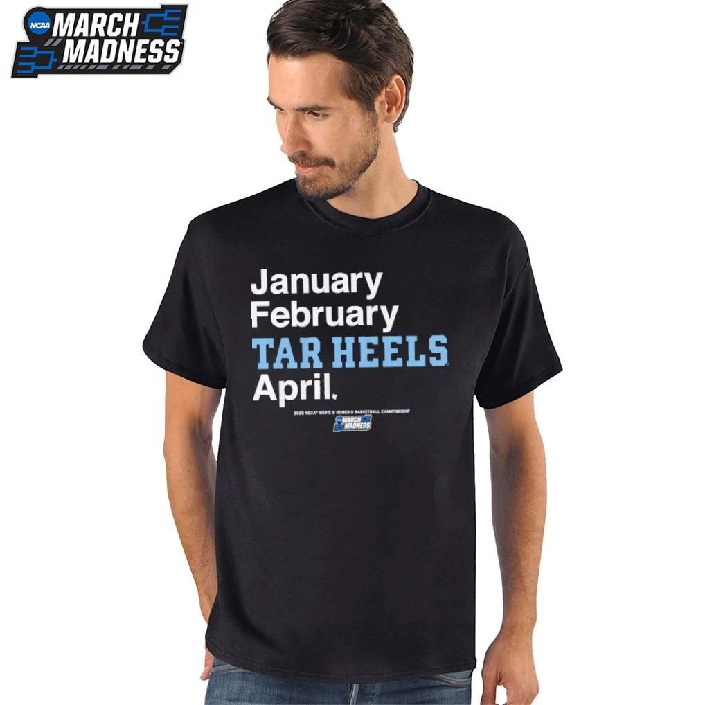 UNC Tar Heels Men’s and Women’s Basketball 2026 March Madness Month T-Shirt