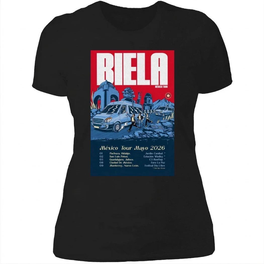 Biela Tour Mexico Mayo 2026 Poster Shirt