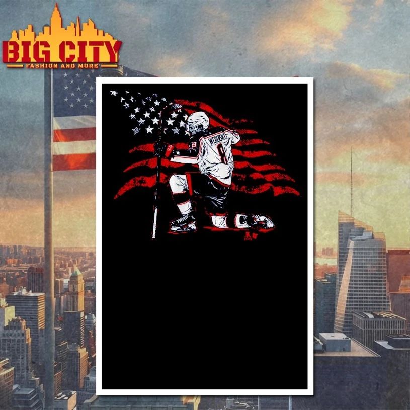 Zach Werenski Stars & Stripes Superstar Pose T-shirt