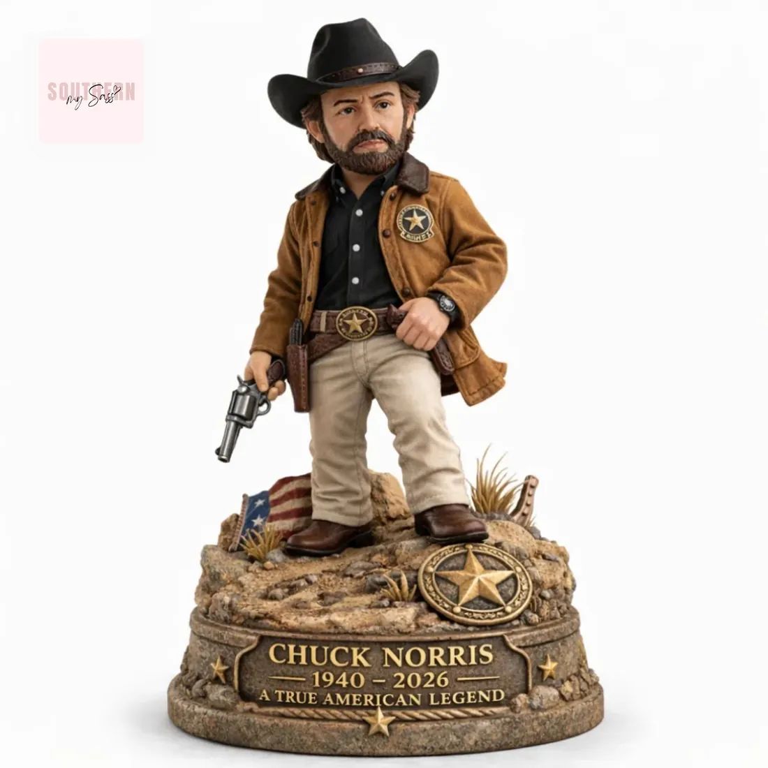 Chuck Norris A True American Legend Sheriff Pop Figure Doll