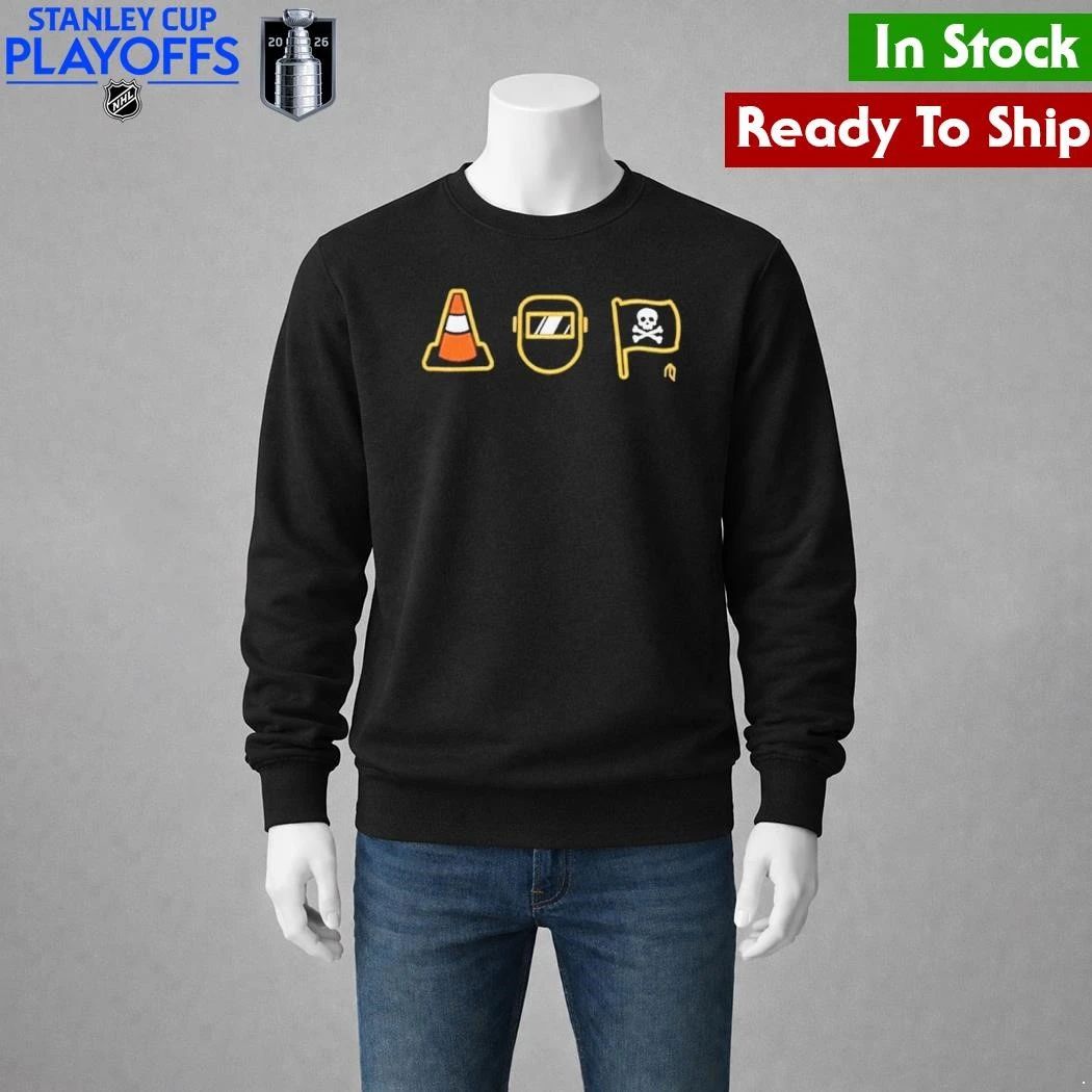 Pirates Traffic Cone 3 Icons Shirt