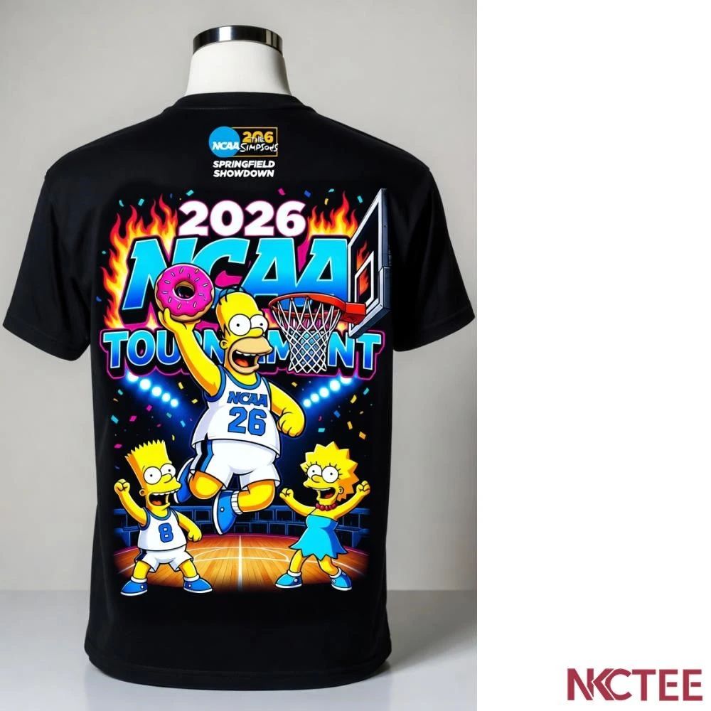 NKCtees 2026 NCAA Tournament basketball The Simpson shirt