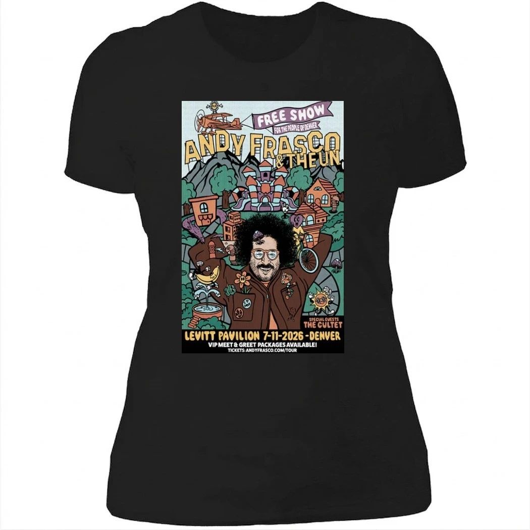 Andy Frasco July 11 2026 Levitt Pavilion Denver Denver CO Tour Shirt