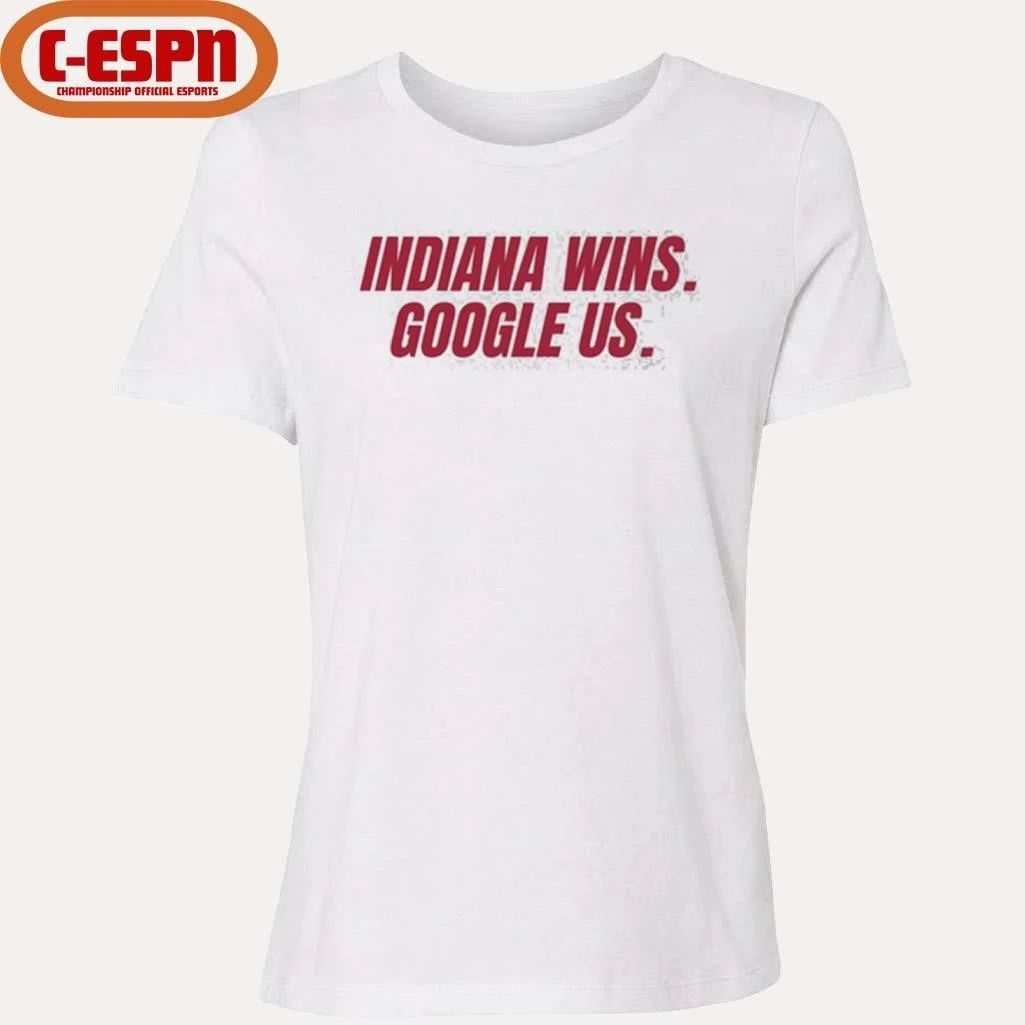 Indiana Wins, Google Us shirt
