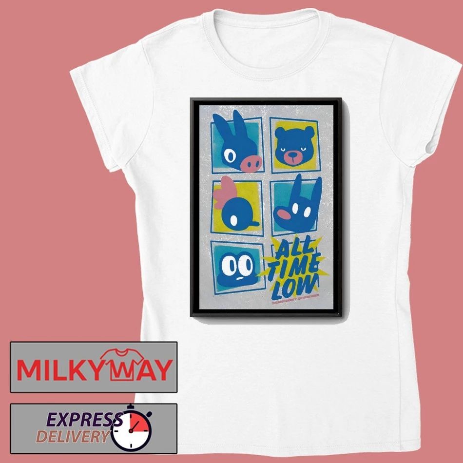 All Time Low Nov 03 2025 Detroit, MI Concert Poster shirt