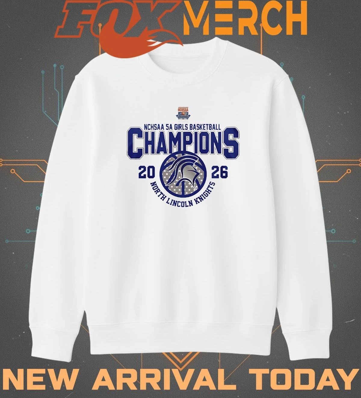 North Lincoln Knights NCHSAA 5A Girls Basketball Champions 2026 t-shirt