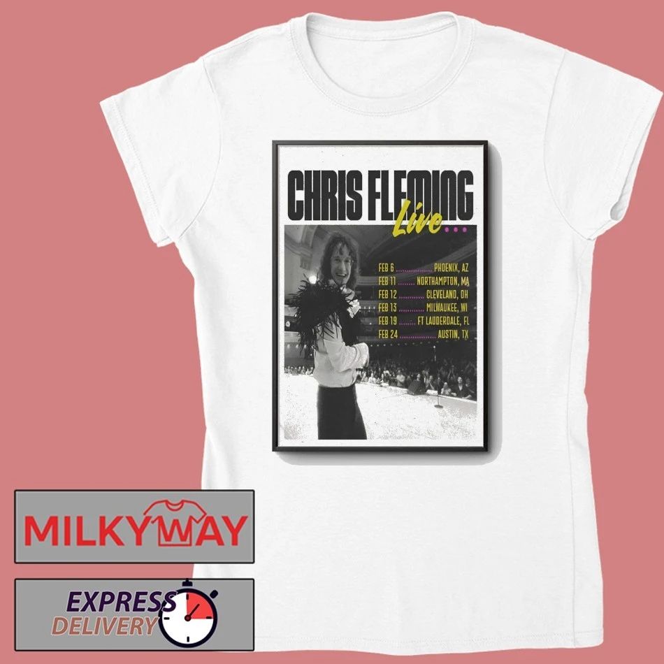 Chris Fleming February 2026 Tour Poster shirt