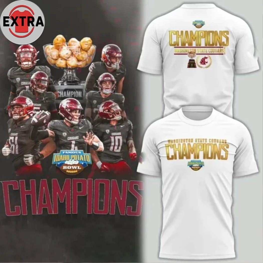 Washington State Cougars Champions Logo Hoodie Shirt