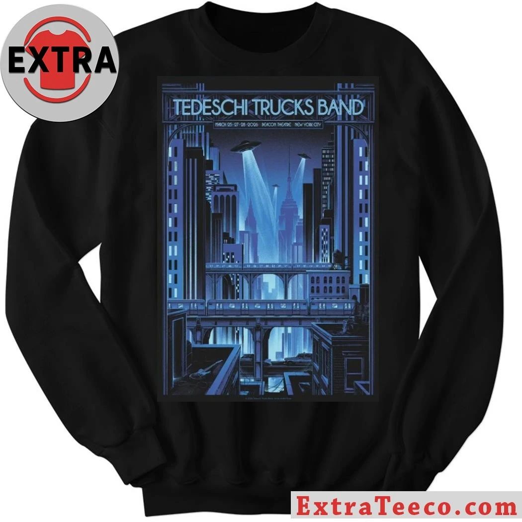 Tedeschi Trucks Band Poster – March 25 27 28 2026 Beacon Theatre New York City Shirt