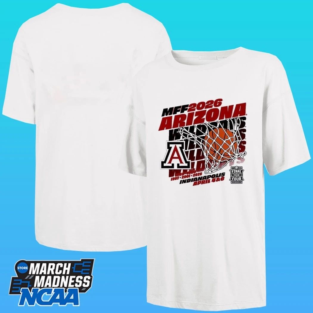Arizona Wildcats MFF 2026 Men’s Basketball Final Four Bound Shirt