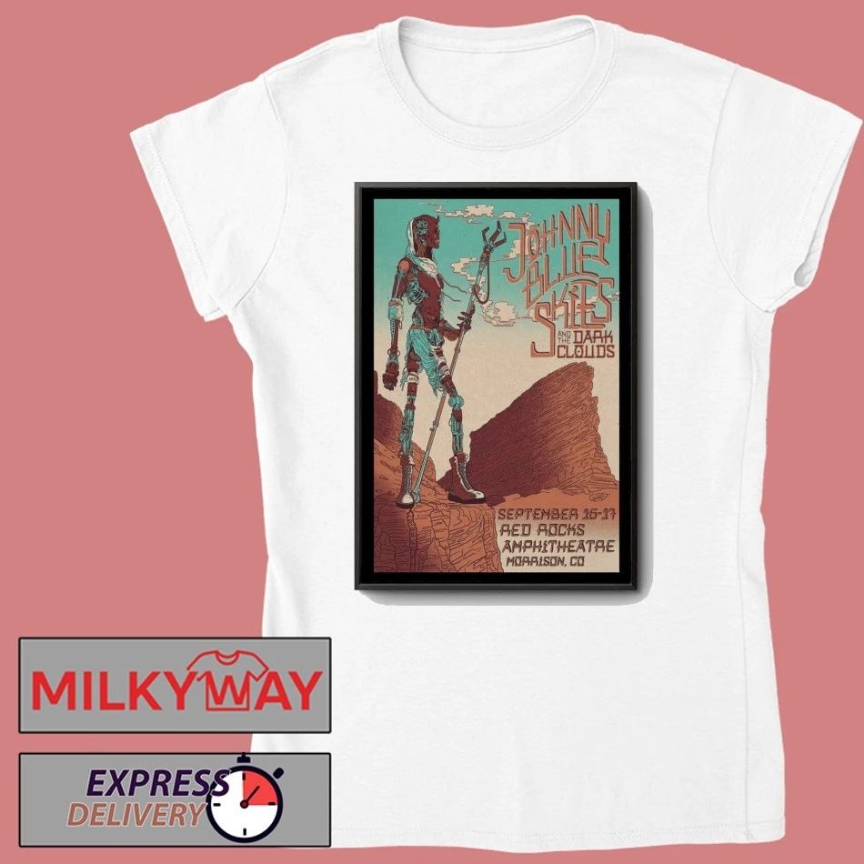 09.16.2025 Red Rocks Amphitheatre Johnny Blue Skies Poster shirt