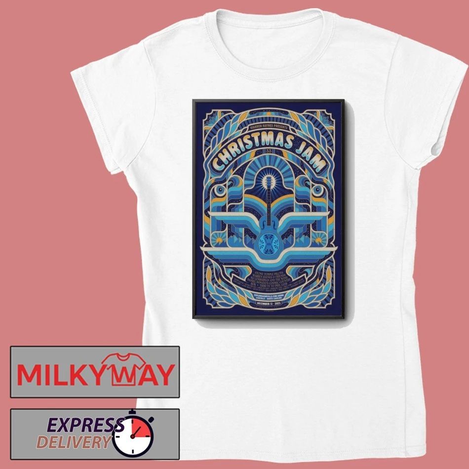 Christmas Jam Dec 13 2025 ExploreAsheville.com Arena Asheville NC Poster shirt