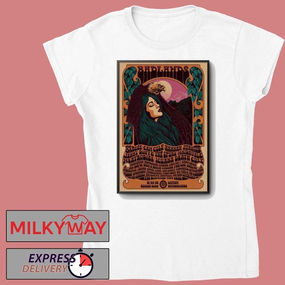 BADLANDS Lottum NL 8 21-8 23 2026 Poster shirt