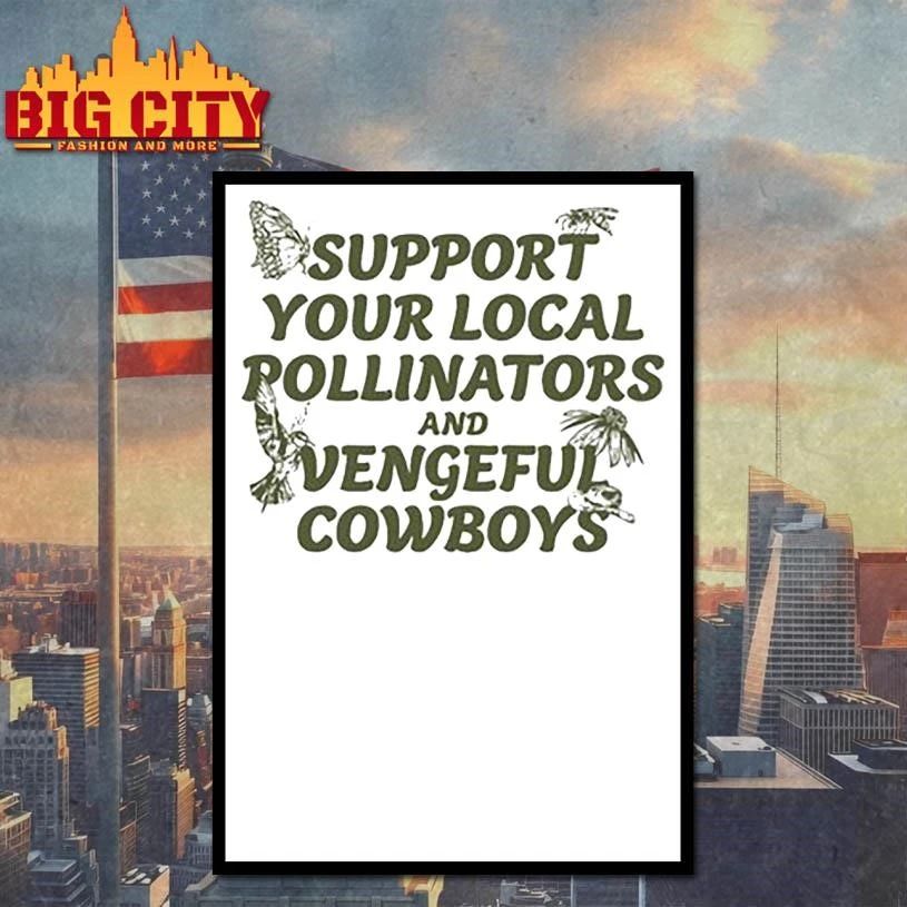 Hangman adam page support your local pollinators shirt