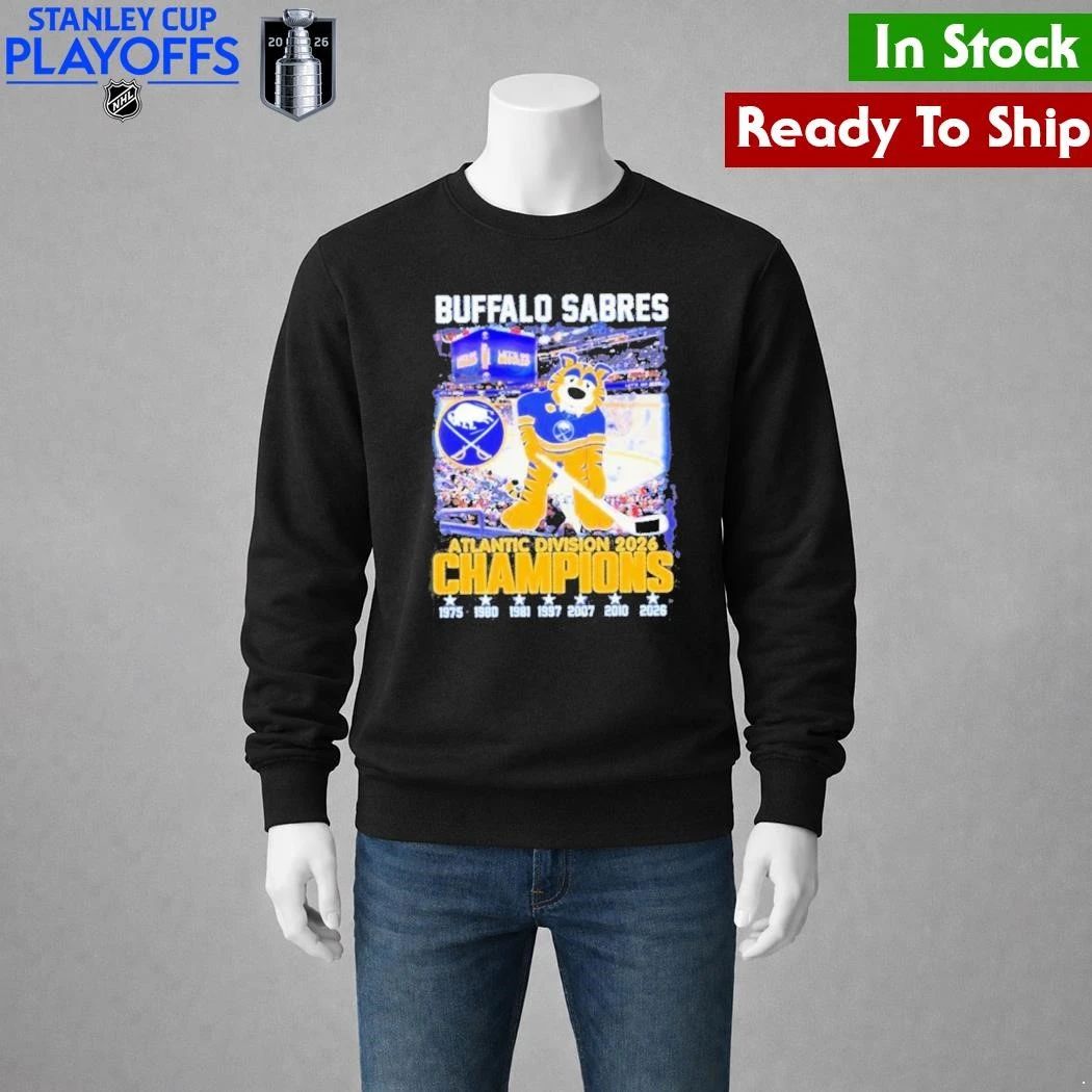 Buffalo Sabres Atlantic Division 2026 Champions 1975 2026 Shirt