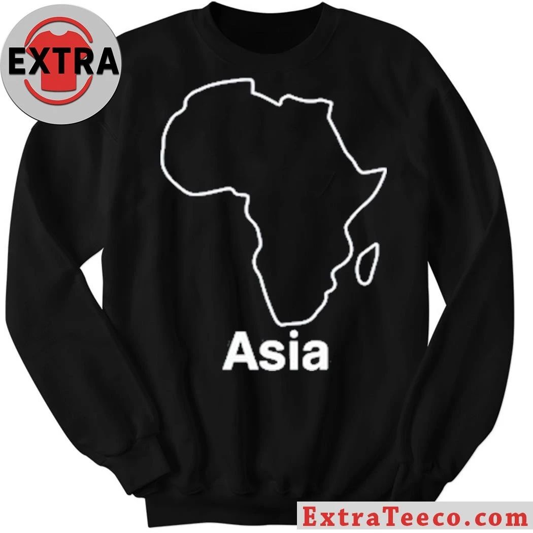 Original Terrible Maps Africa Asia Tee Shirt