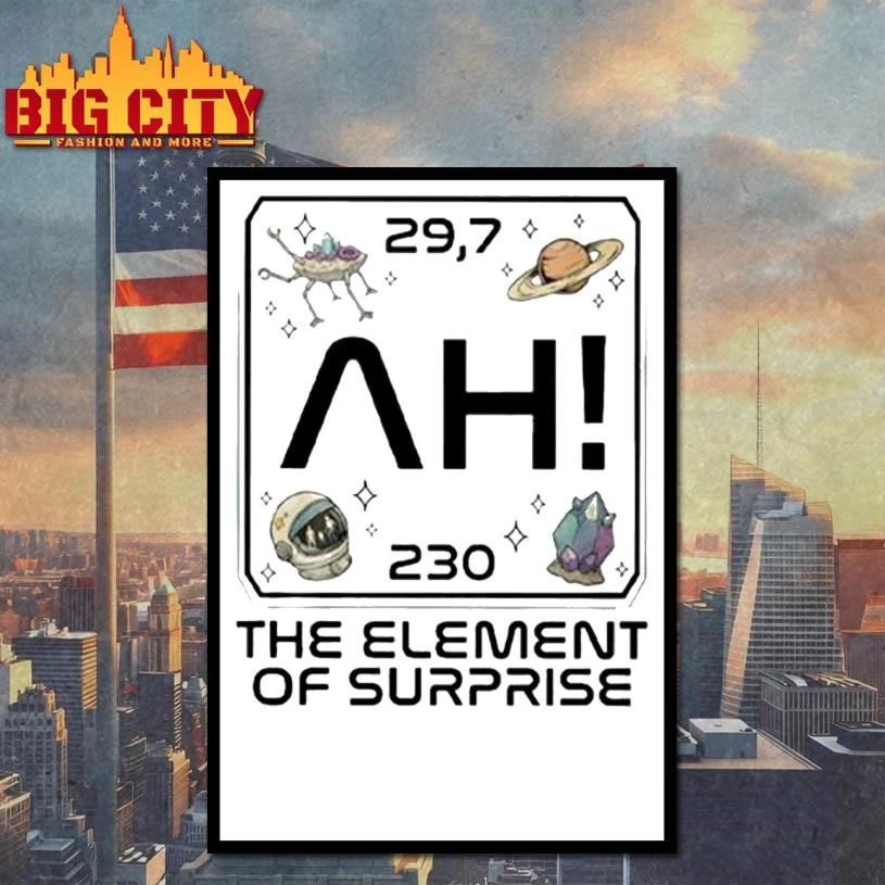 Project Hail Mary Ah Element Of Surprise Sci-Fi Space Novel Shirt