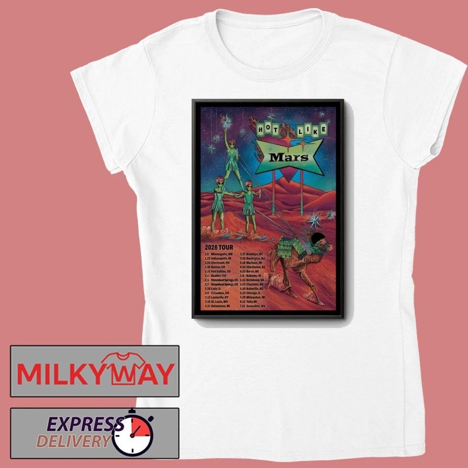 Like Mars Tour 2026 Poster shirt