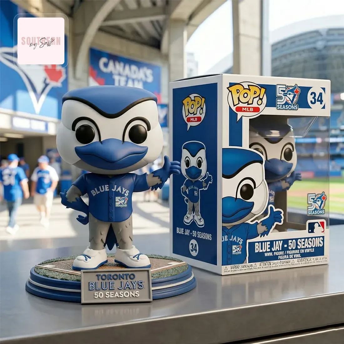 Toronto Blue Jays 50 Seasons Commemorative Pop Figure Doll