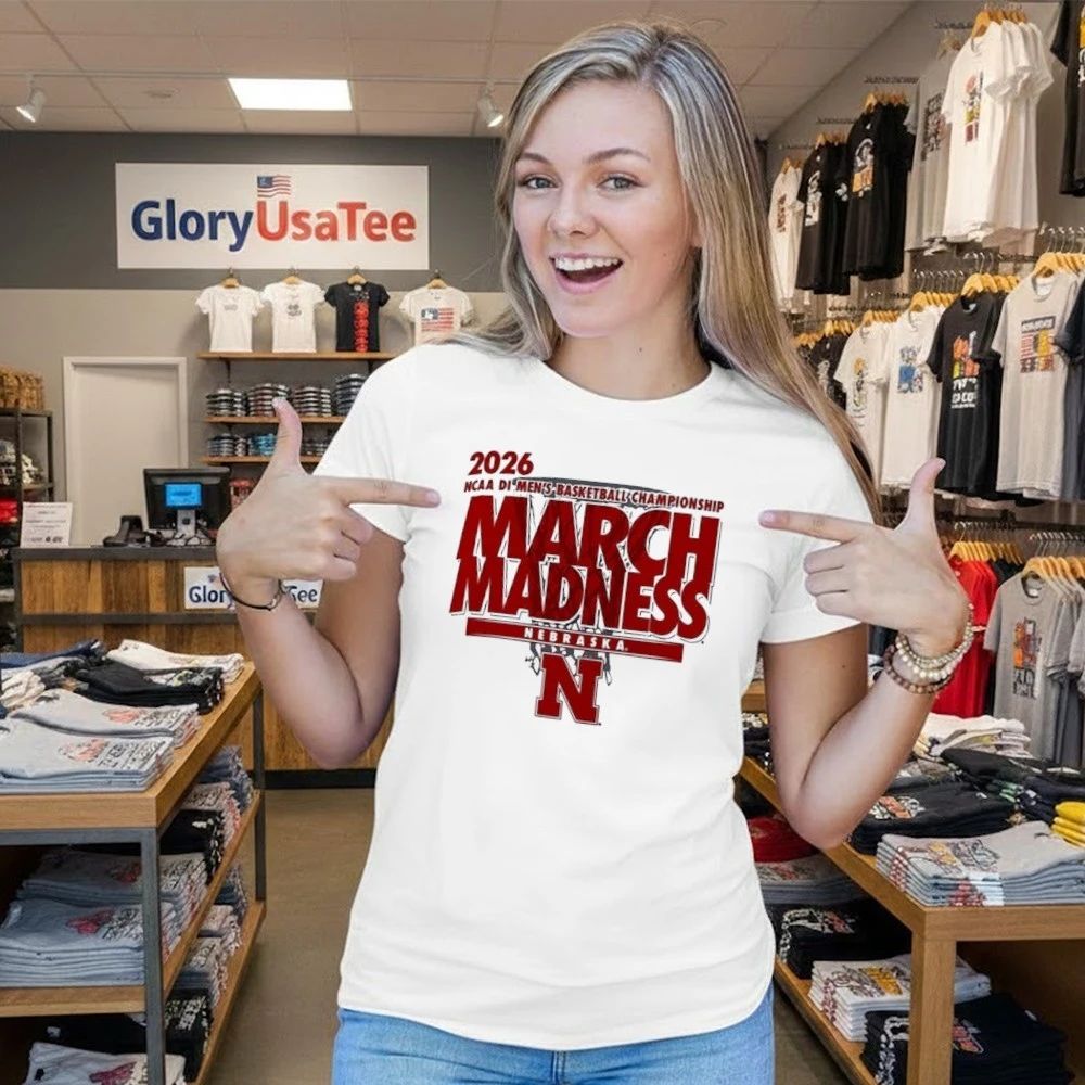 Nebraska Cornhuskers March Madness NCAA D1 Men’s basketball Championship 2026 shirt