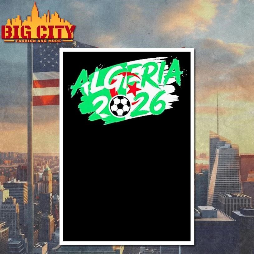 World Cup 2026 National Teams Algeria Flag Shirt