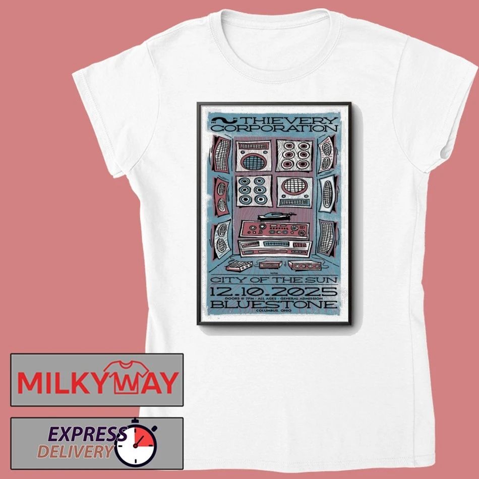 Thievery Corporation At The Bluestone On Dec 10 2025 Poster shirt