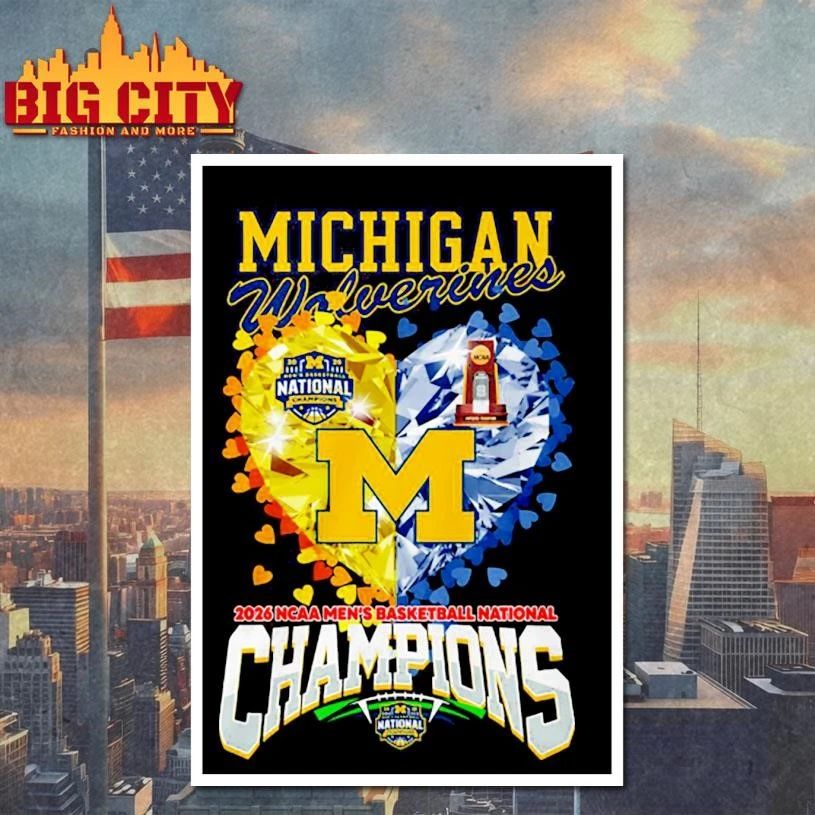 Michigan Wolverines NCAA 2026 Champions Shirt