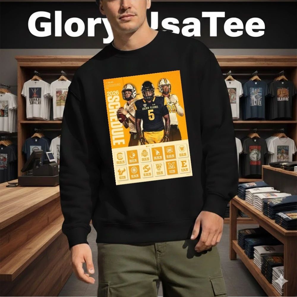 Kent State Golden Flashes 2026 Football Schedule Released Season Shirt