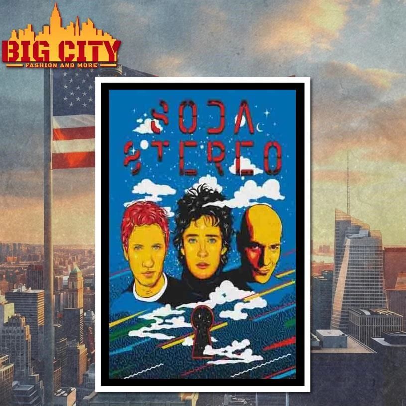 Soda Stereo Ecos 2026 Shows Poster Shirt