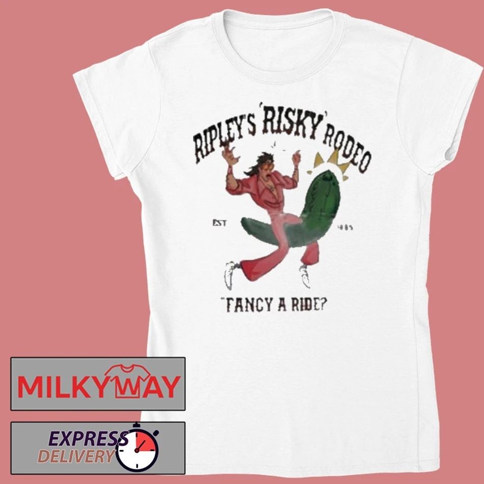 Trendy Ripleys Risky Rodeo Fancy A Ride 1969 Tee Shirt