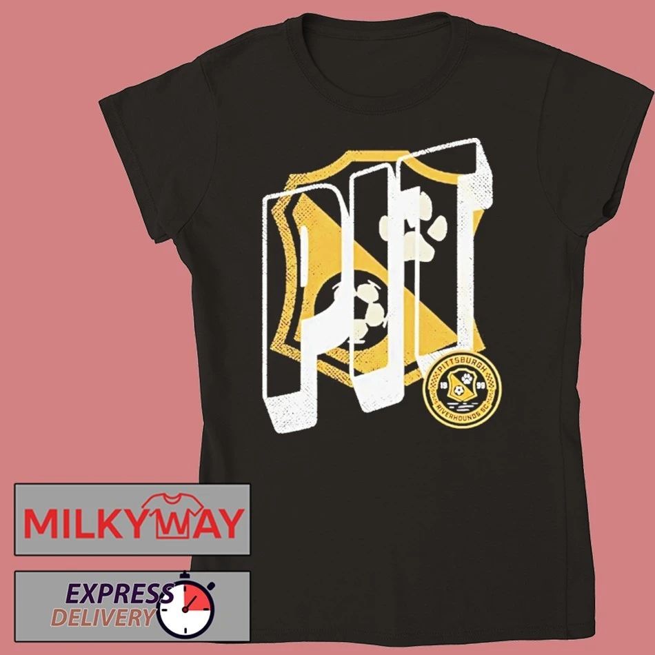 Pittsburgh Riverhounds Sc Wave Bold Logo Shirt
