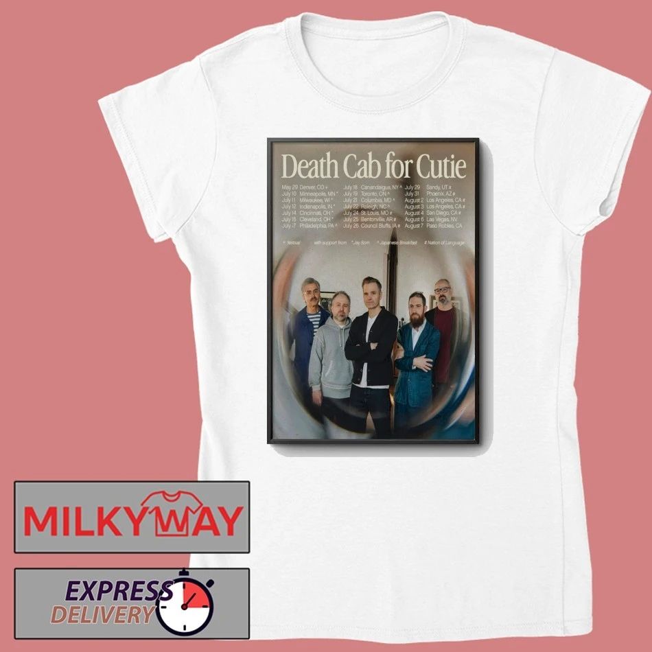 Death Cab For Cutie 2026 North America Tour Poster shirt