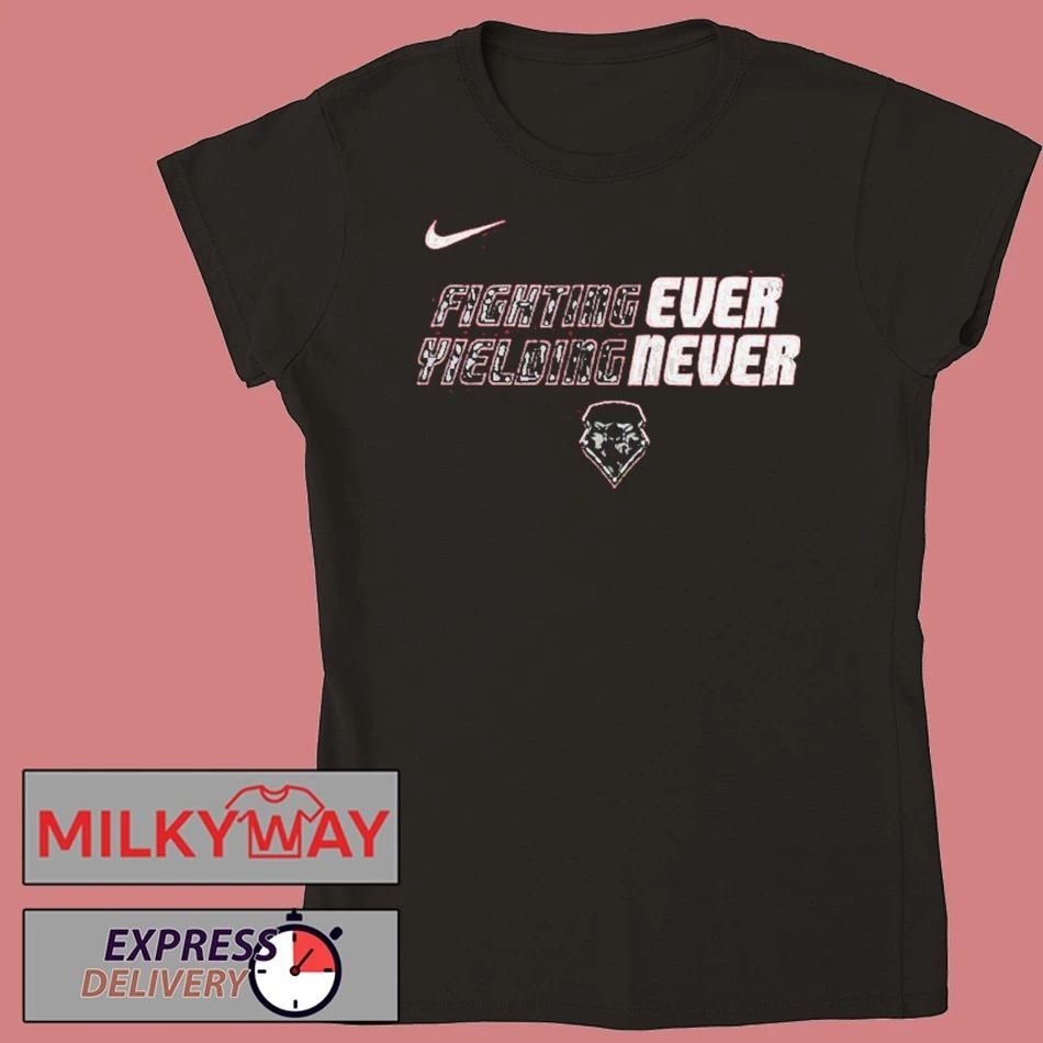 New Mexico Lobos “Fighting Ever Yielding Never” Red T-Shirt