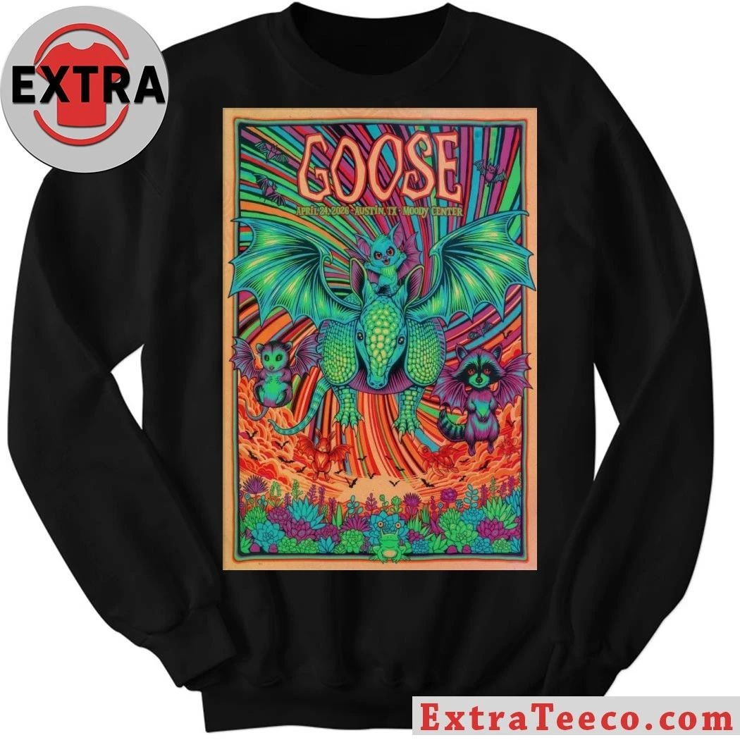 Goose At Moody Center On April 24 2026 Poster T-Shirt
