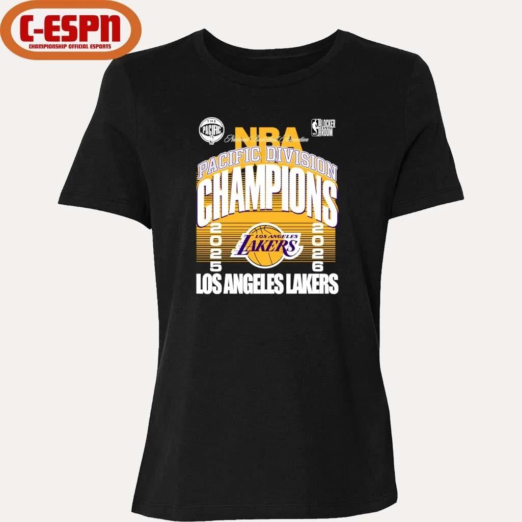 2025-26 NBA Pacific Division Champions Los Angeles Lakers T-Shirt